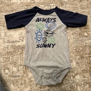 Garanimals Always Sunny Kids One Piece - Gray and Navy size 18M